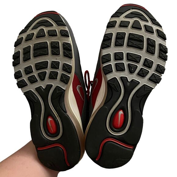 Nike Air Max 97s Grey Red Colorway - Picture 9 of 12